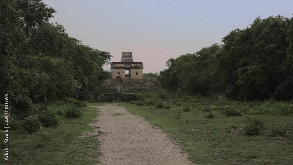 Dzibilchaltun pyramid near Merida, Mexico