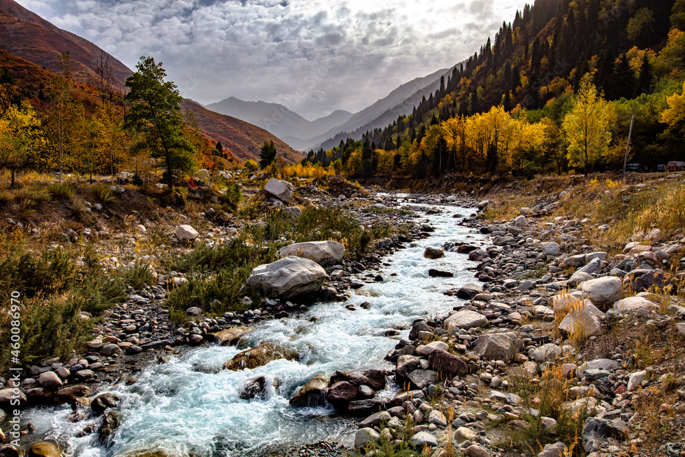 mountain river in the mountains mountain river in the mountains