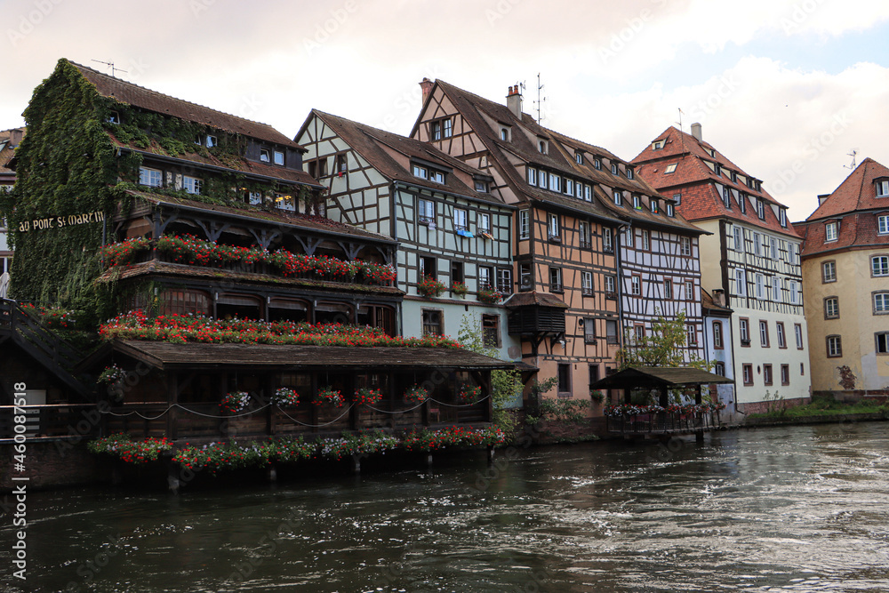 Romantisches Mühlenviertel in Straßburg