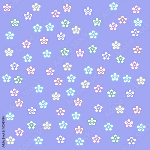 Pastel Spring Floral Patterned Backgrounds, Stationery and, Journal Paper