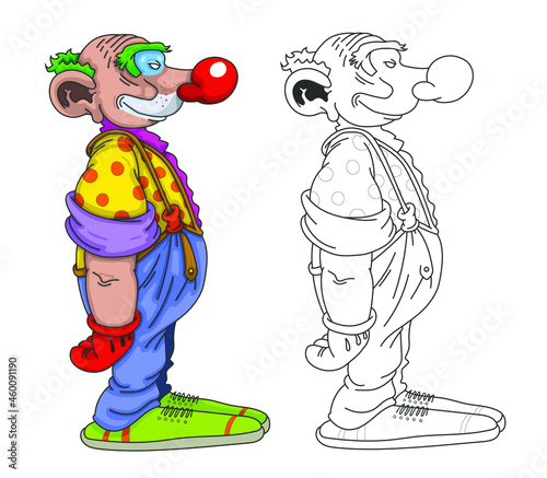 Clown amusant et comique