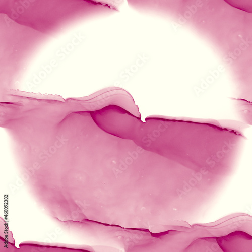 Alcohol ink pink seamless background. Paint