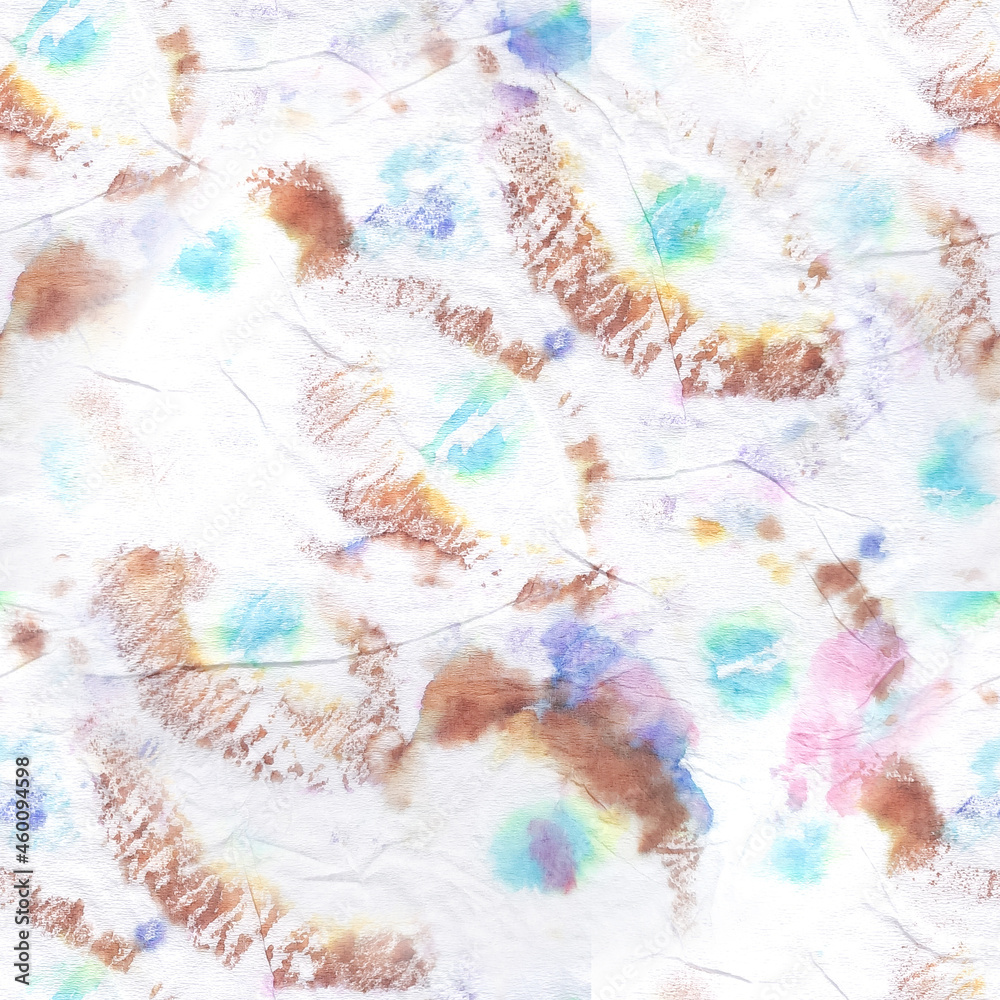 Naklejka premium Seamless dirty art. Crumpled paper endless