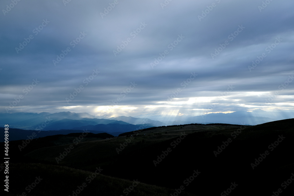 Fototapeta premium 日没前の夕空
