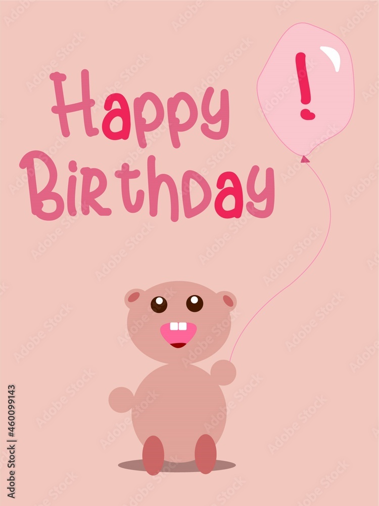 baby birthday card with teddy bear baby birthday card with teddy bear