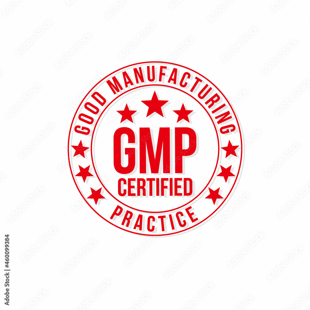 GMP certified stamp vector illustration.isolated on white background.