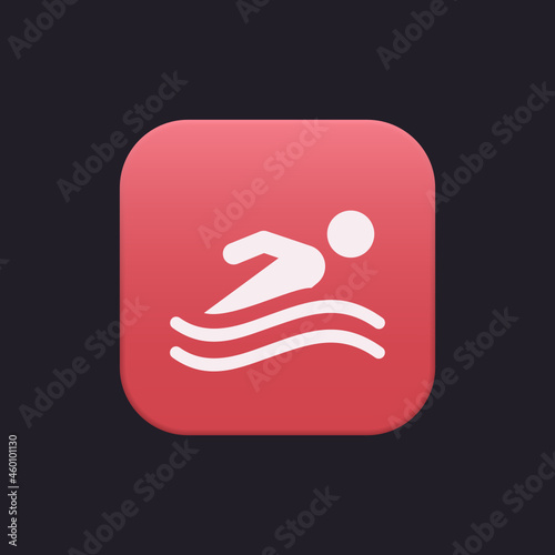 Swimming - Sticker