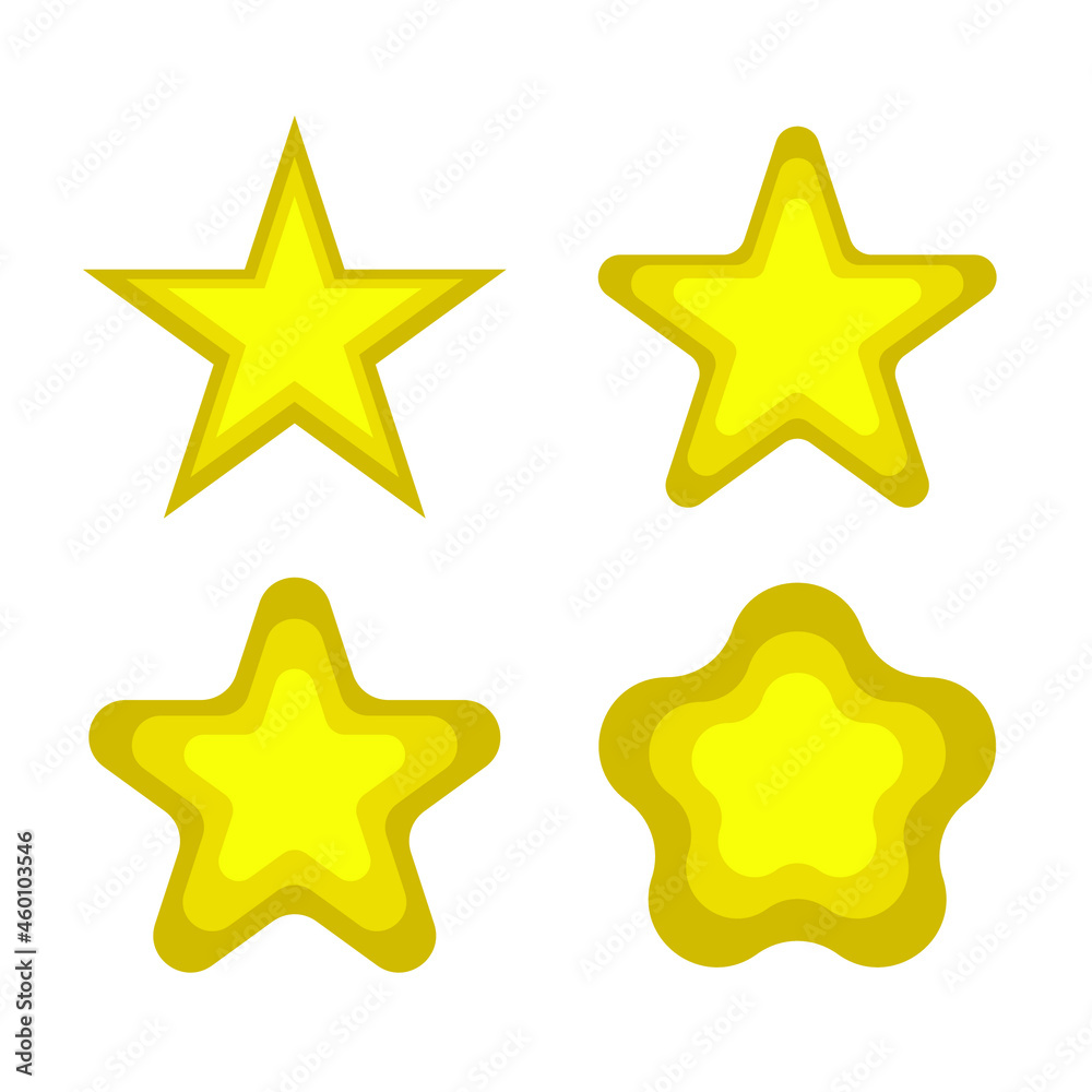 Yellow, gold, orange sparkling vector symbols Original vector sparkling star icon set. twinkling decoration, Vector. Yellow, gold, orange sparkling vector symbols Original vector sparkling star icon set. twinkling decoration, Vector.