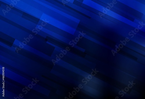 Dark BLUE vector background with rectangles.