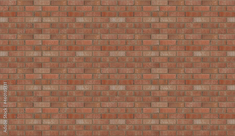 Multi Red Brick Pattern - Tileable Multi Red Brick Pattern - Tileable