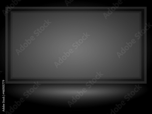 Abstract black background  can be used for valentines or Christmas design layout  studio  web template  room and report with smooth gradient color.   Black and gray background  