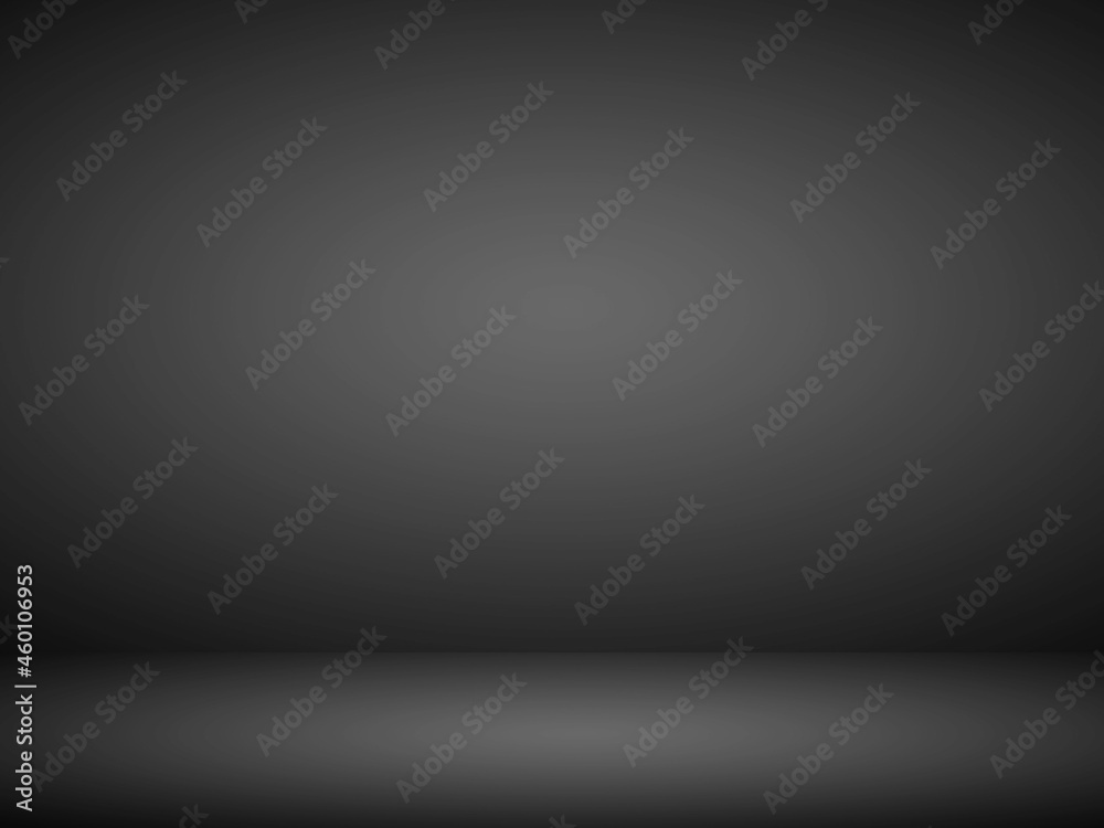 Abstract black background, can be used for valentines or Christmas design layout, studio, web template, room and report with smooth gradient color. ( Black and gray background )