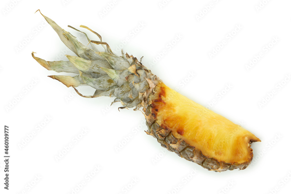 Fototapeta premium Tasty grilled pineapple isolated on white background