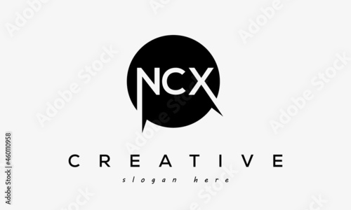 NCX creative circle letters logo design victor photo