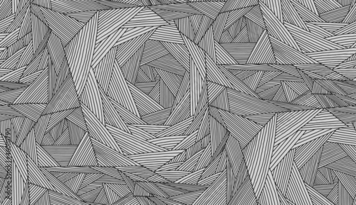 Seamless stripes pattern. Handdrawn vector texture. EPS 10