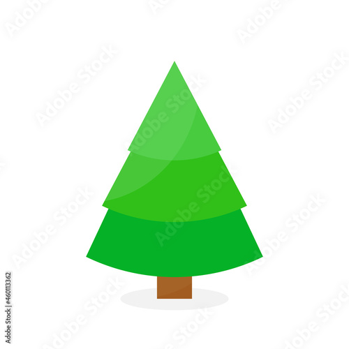This is a Christmas tree on a white background.
