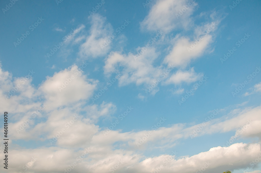 blue sky with clouds