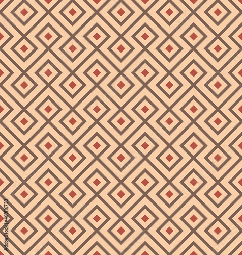 African Print Fabric. Vector Seamless Tribal Pattern. Traditional Ethnic Hand Drawn Ornament for your Design Cloth, Carpet, Rug, Wrap