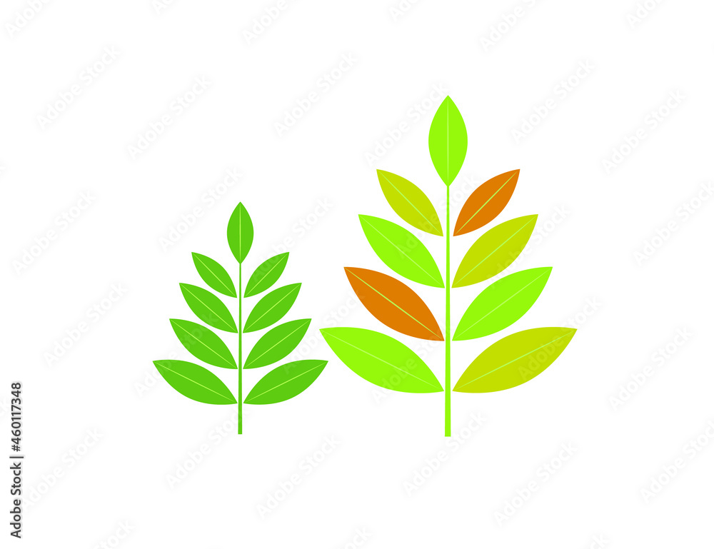 Protectors of nature. Vector icon. Foliage Protectors of nature. Vector icon. Foliage