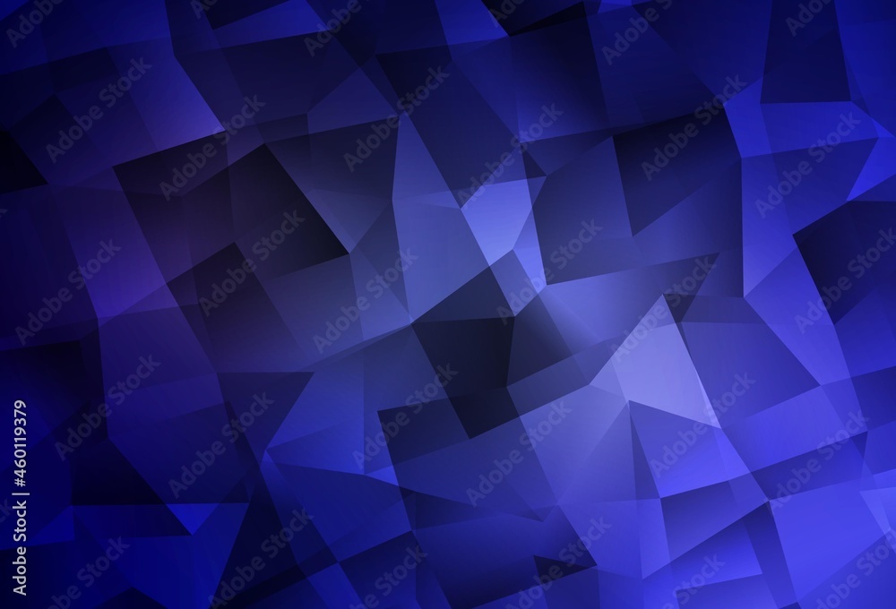 Dark Purple vector gradient triangles texture. Dark Purple vector gradient triangles texture.