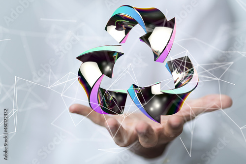 Recycle business digital. eco