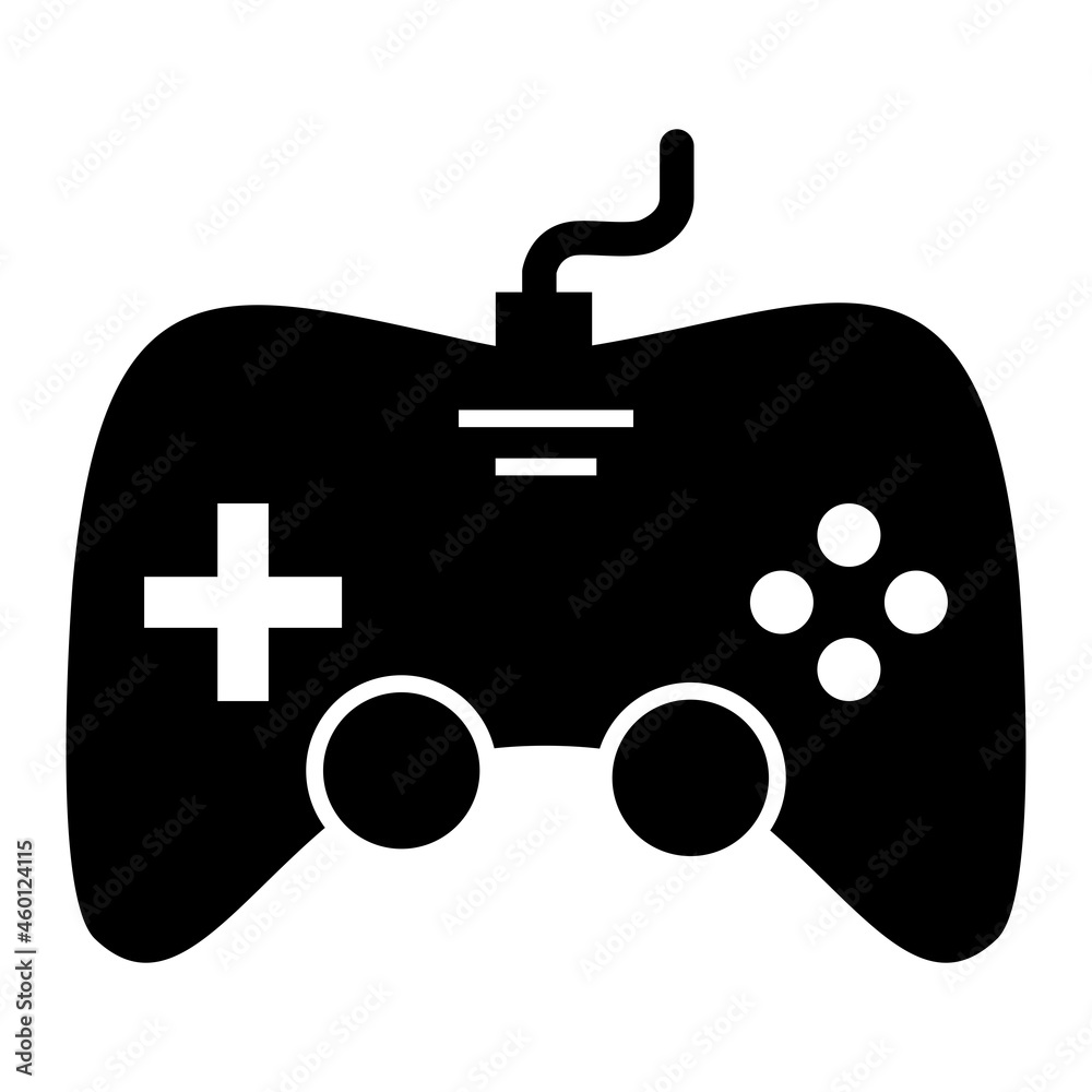 Vector Game Pad Glyph Icon Design Vector Game Pad Glyph Icon Design