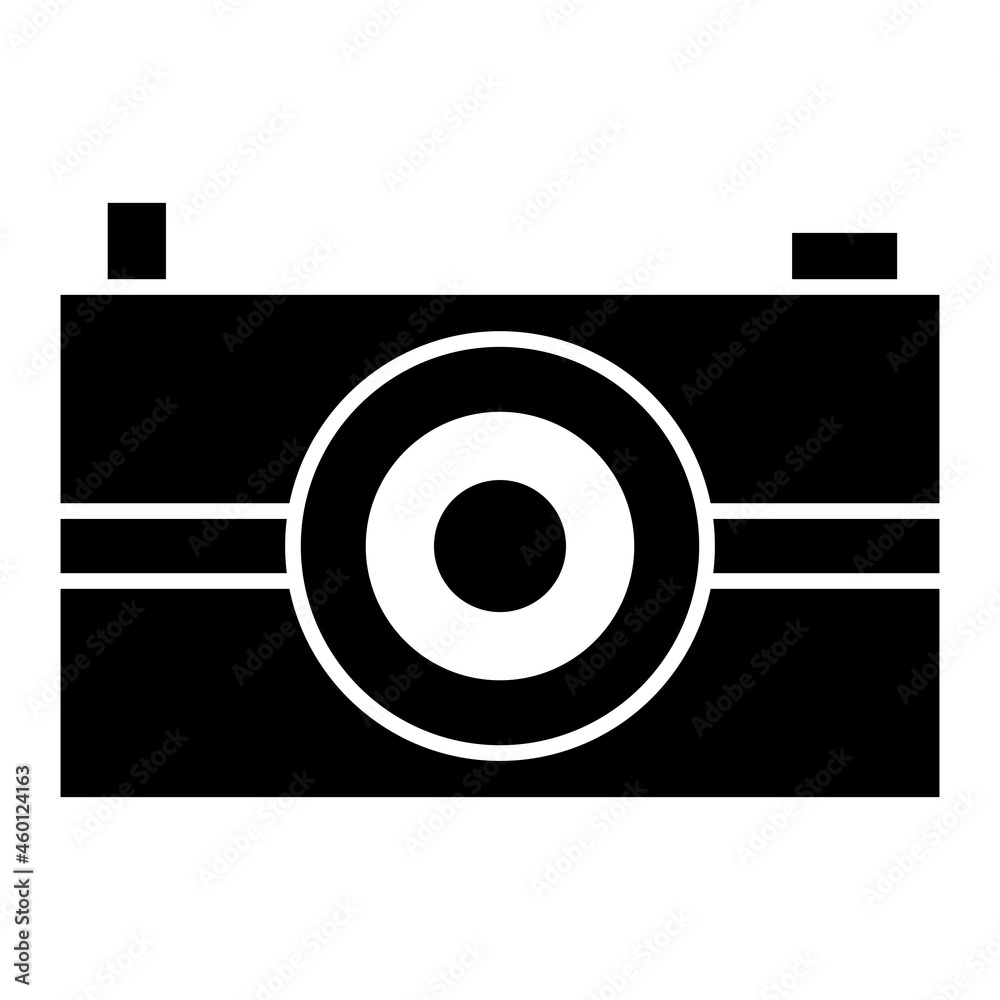 Vector Camera Glyph Icon Design Vector Camera Glyph Icon Design