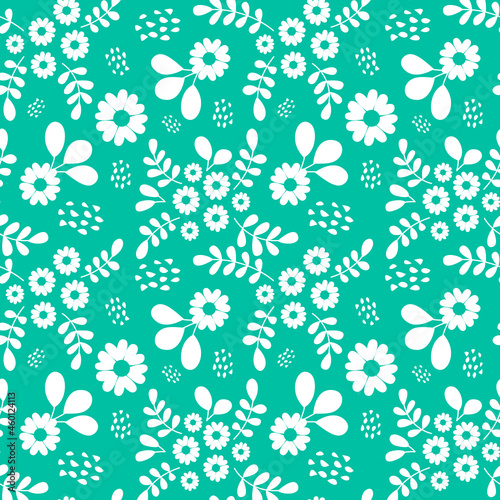 single color seamless pattern of beautiful flower background