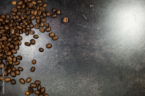 coffee beans on the ground