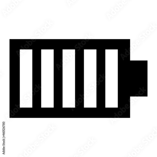 Vector Battery Glyph Icon Design