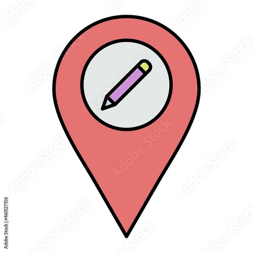 Vector Edit Location Filled Outline Icon Design Free Download Vector Edit Location Filled Outline Icon Design - GFXLoad