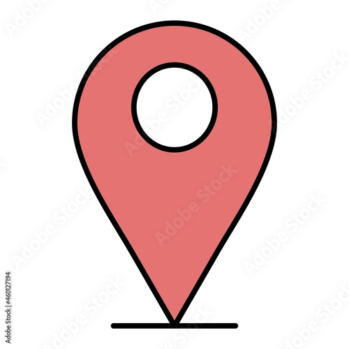 Free Download Vector Map Pin Filled Outline Icon Design - GFXLoad
