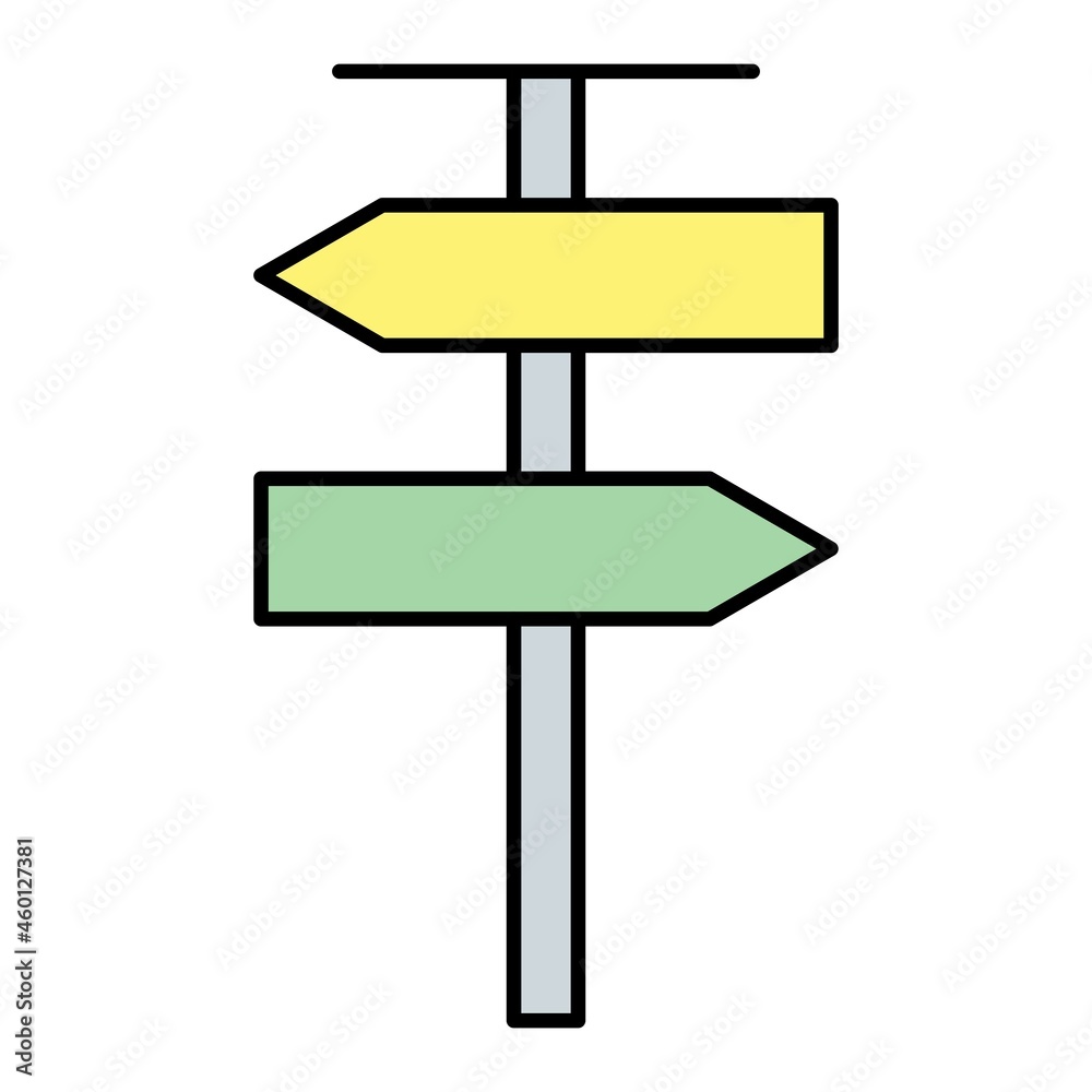 Vector Directions Filled Outline Icon Design Vector Directions Filled Outline Icon Design