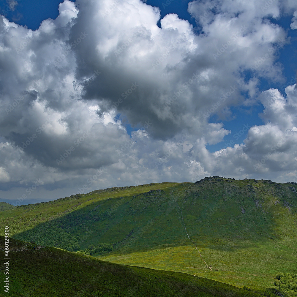 Bieszczady in beautiful spring greenery. Bieszczady in beautiful spring greenery.