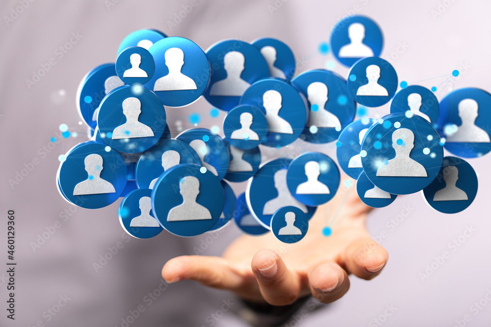 people network structure HR - Human resources management and recruitment