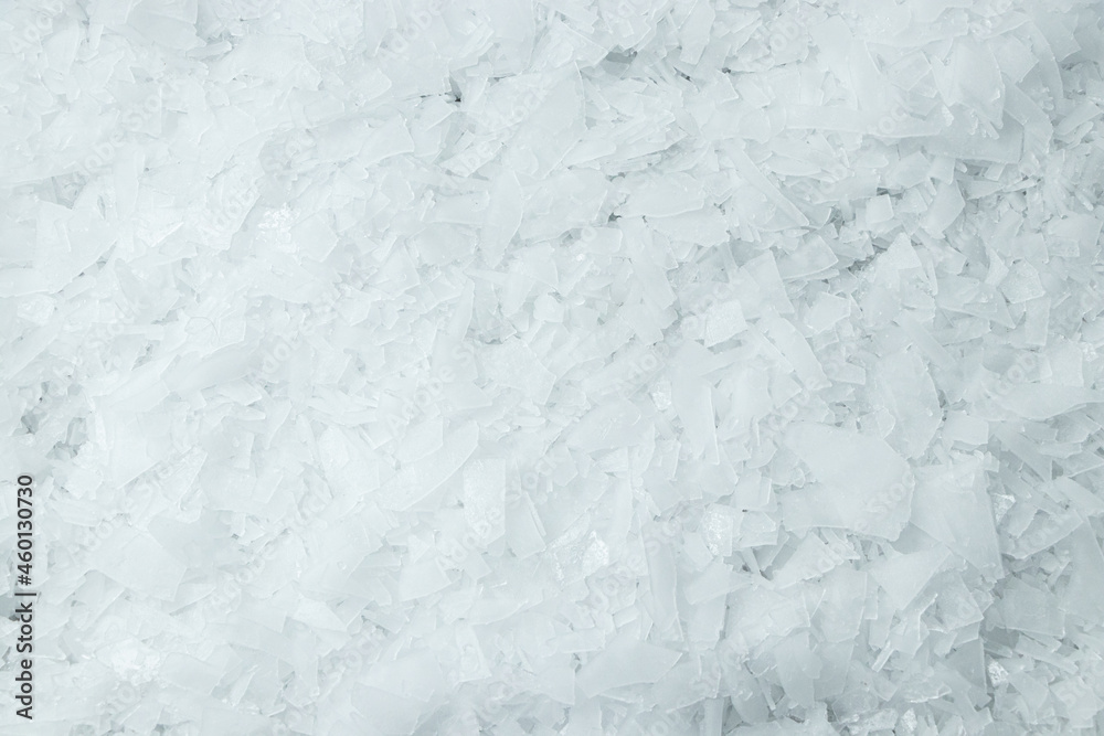 Flake ice texture, top view, dry ice Flake ice texture, top view, dry ice