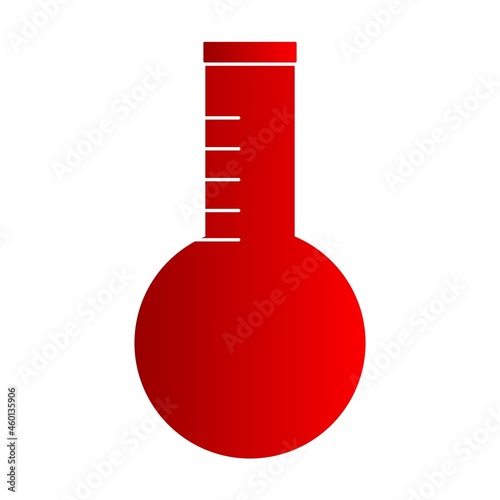 Drug glass Vector Glyph Gradient Icon Design