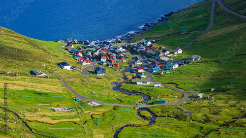 Faroe Islands-Eysturoy-Funningsfjørður photo