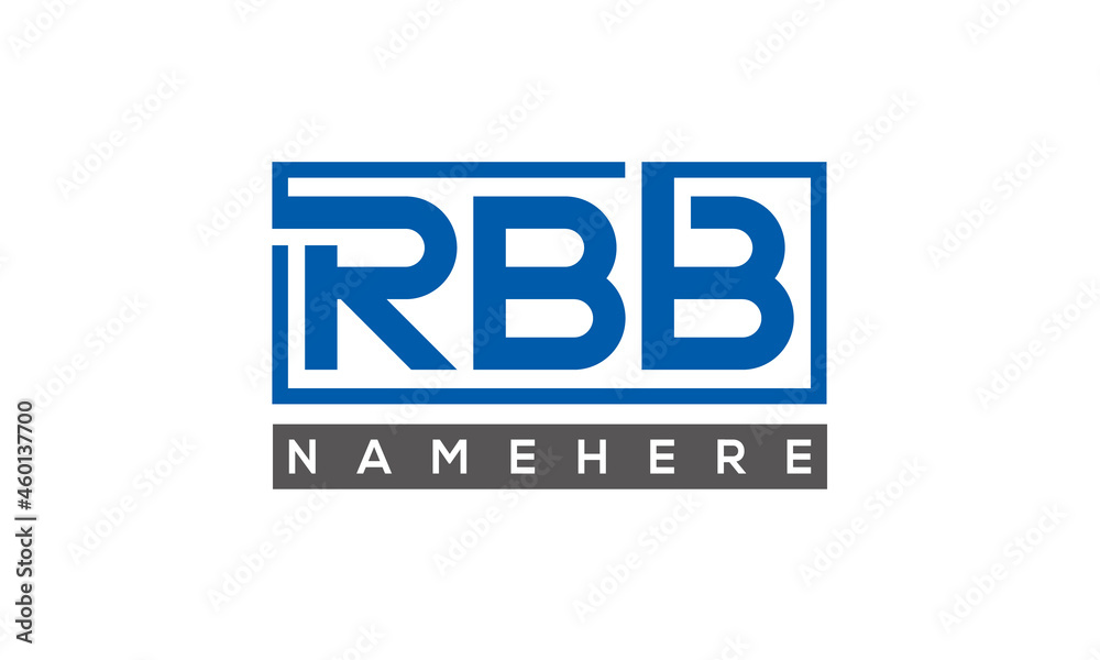 RBB creative three letters logo RBB creative three letters logo