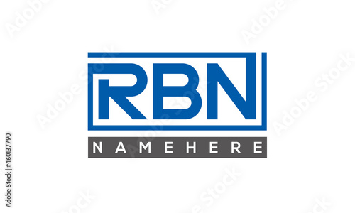 RBN creative three letters logo