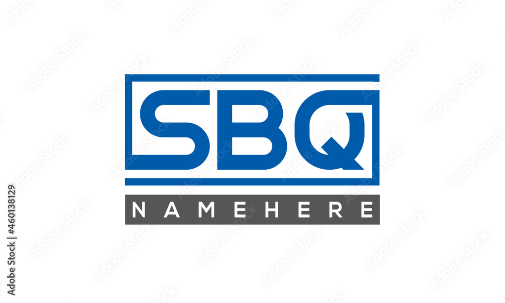 SBQ creative three letters logo SBQ creative three letters logo
