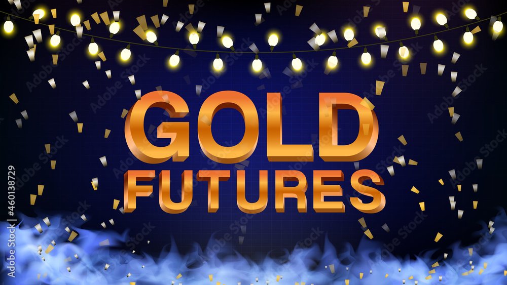 abstract futuristic technology background of gold online futures and market graph volume indicator abstract futuristic technology background of gold online futures and market graph volume indicator
