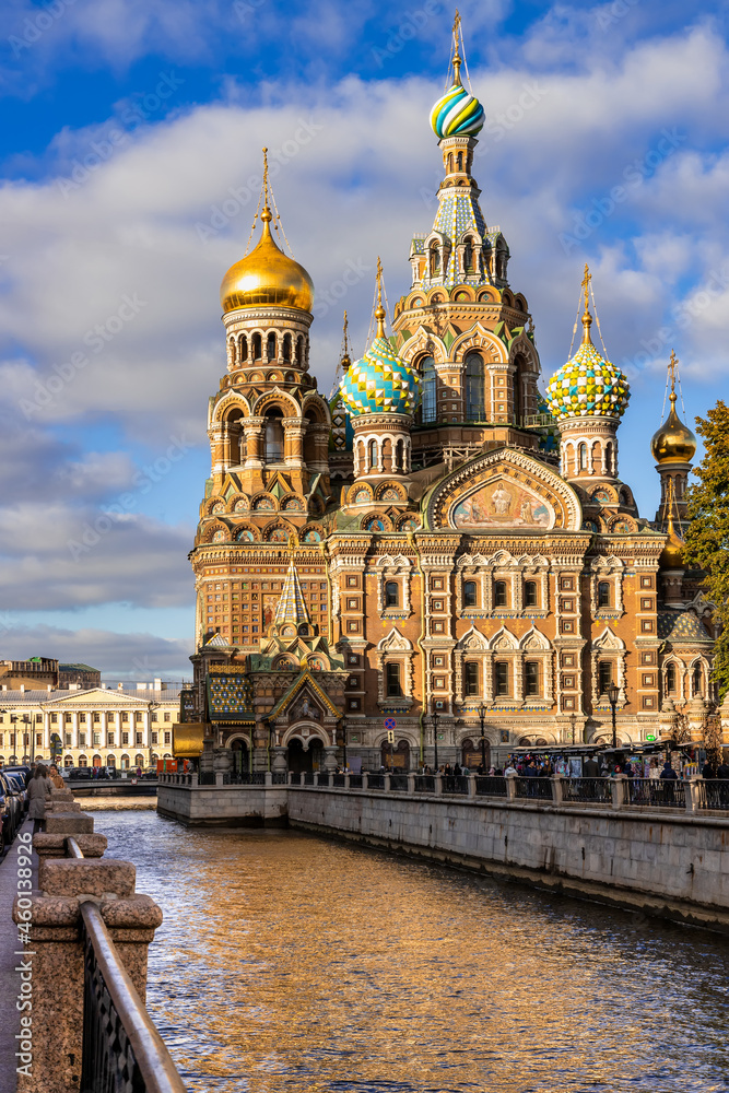 Saint Petersburg. Russia - 09.28.2021: Church of the Savior on Blood
