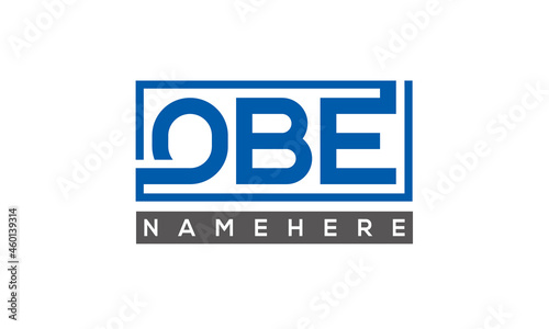 OBE creative three letters logo