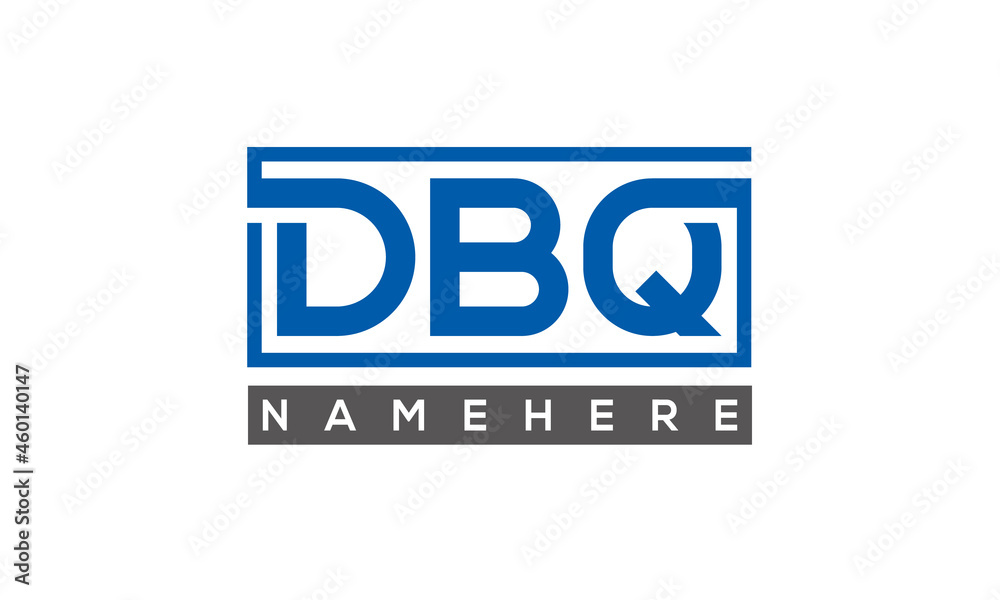 DBQ creative three letters logo DBQ creative three letters logo