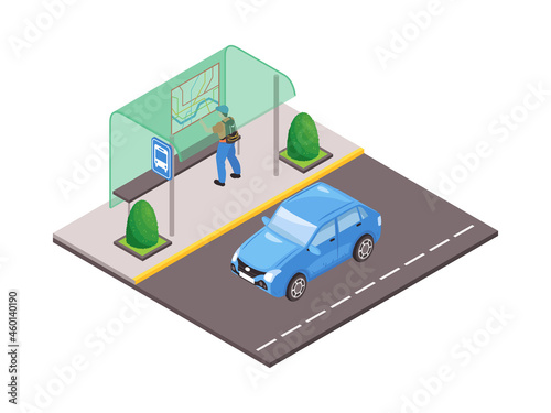 Bus Shelter Icon