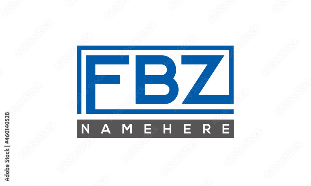 FBZ creative three letters logo FBZ creative three letters logo