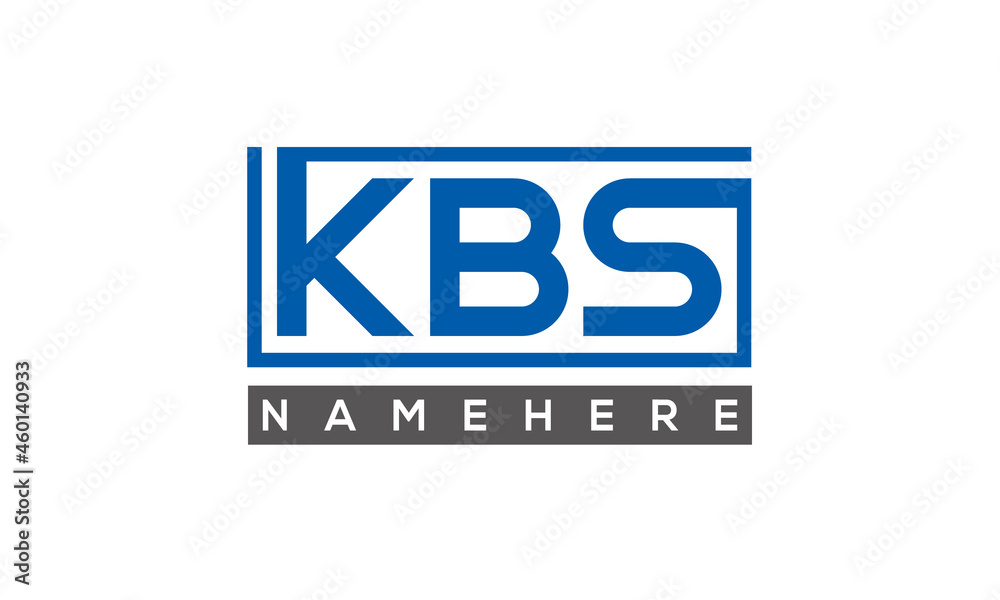 KBS creative three letters logo KBS creative three letters logo