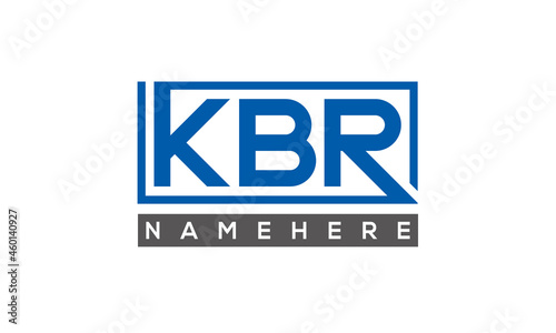 KBR creative three letters logo  photo