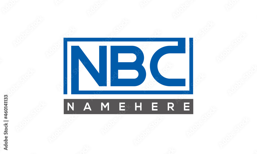 NBC creative three letters logo NBC creative three letters logo